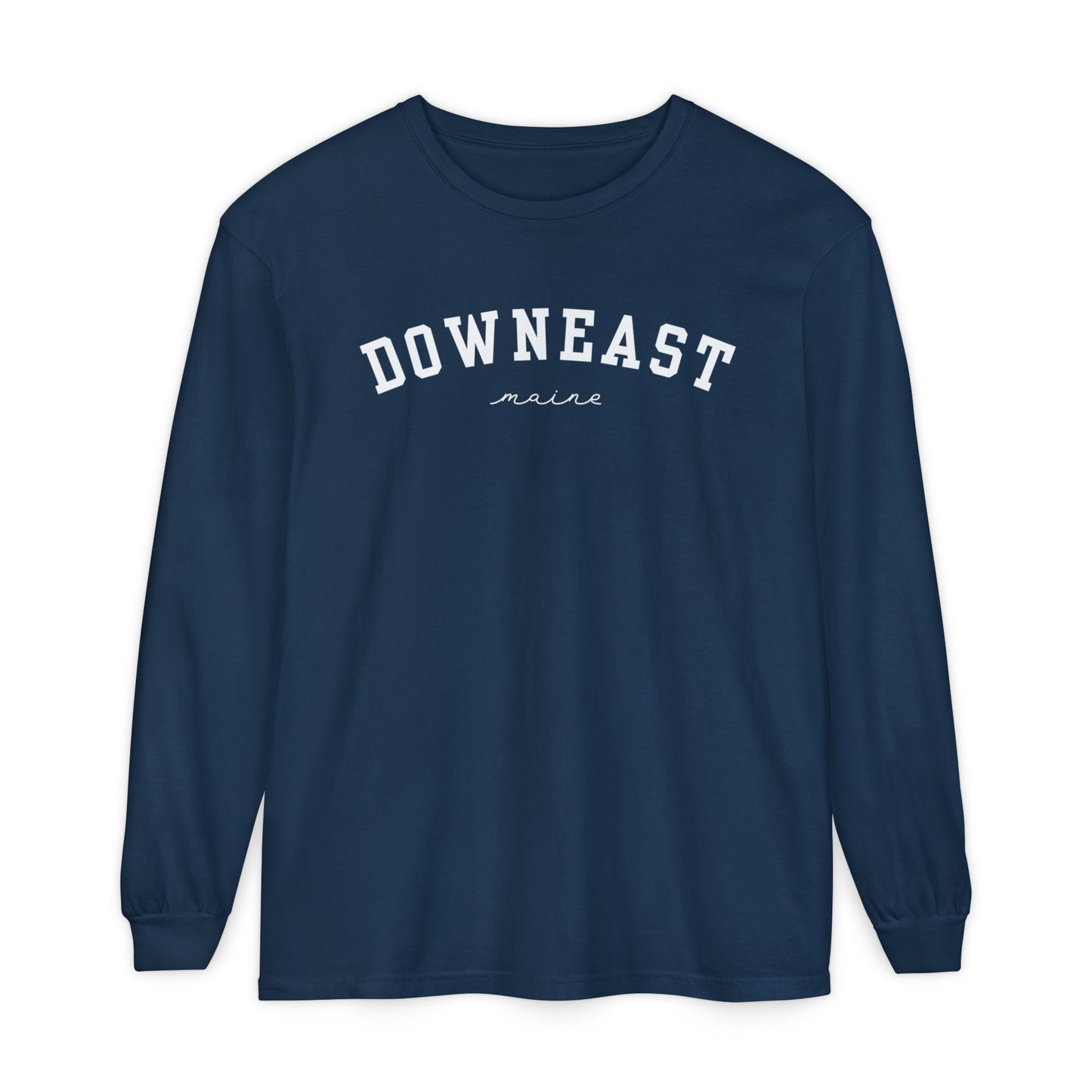 Downeast Maine 100% Cotton Long Sleeve T-Shirt