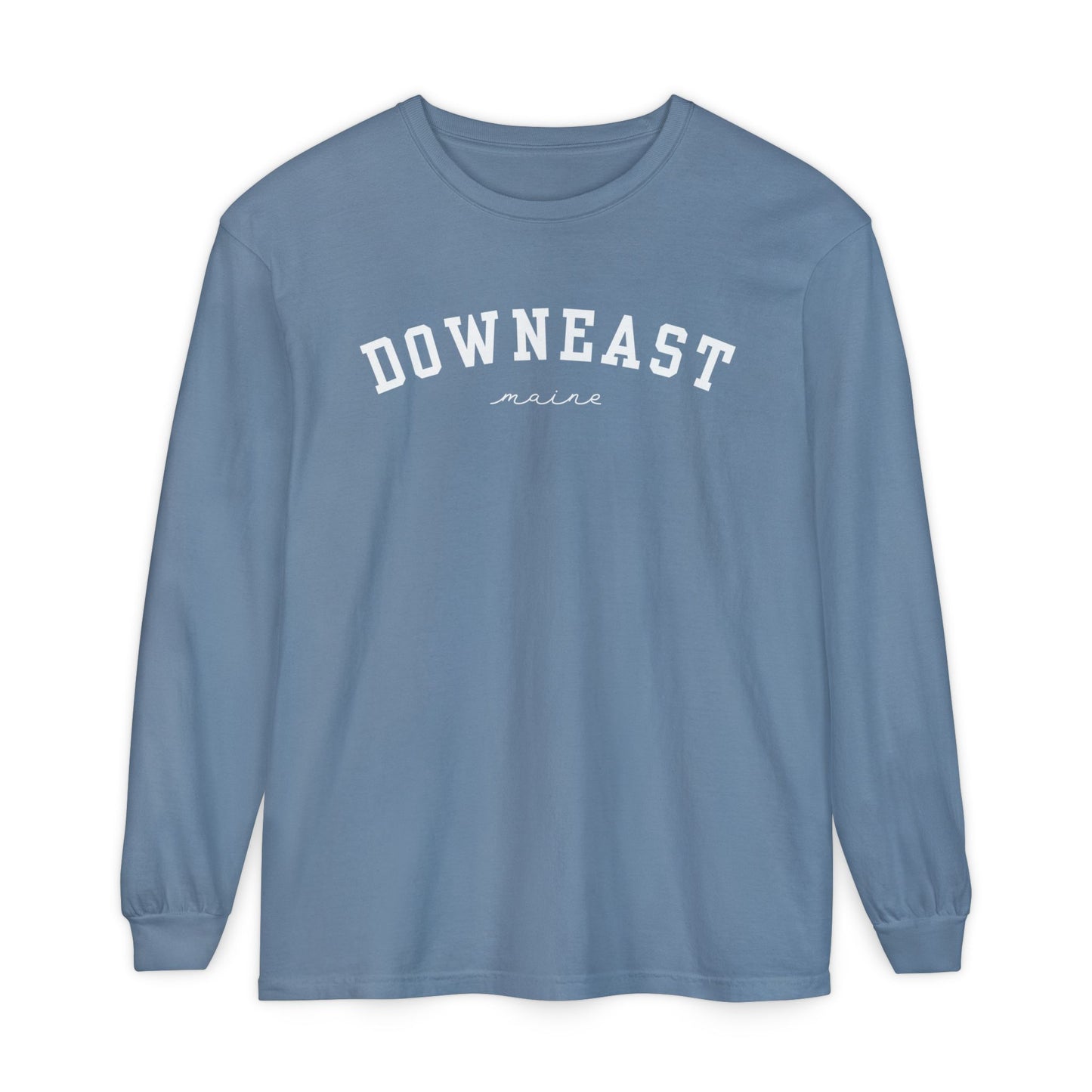 Downeast Maine 100% Cotton Long Sleeve T-Shirt