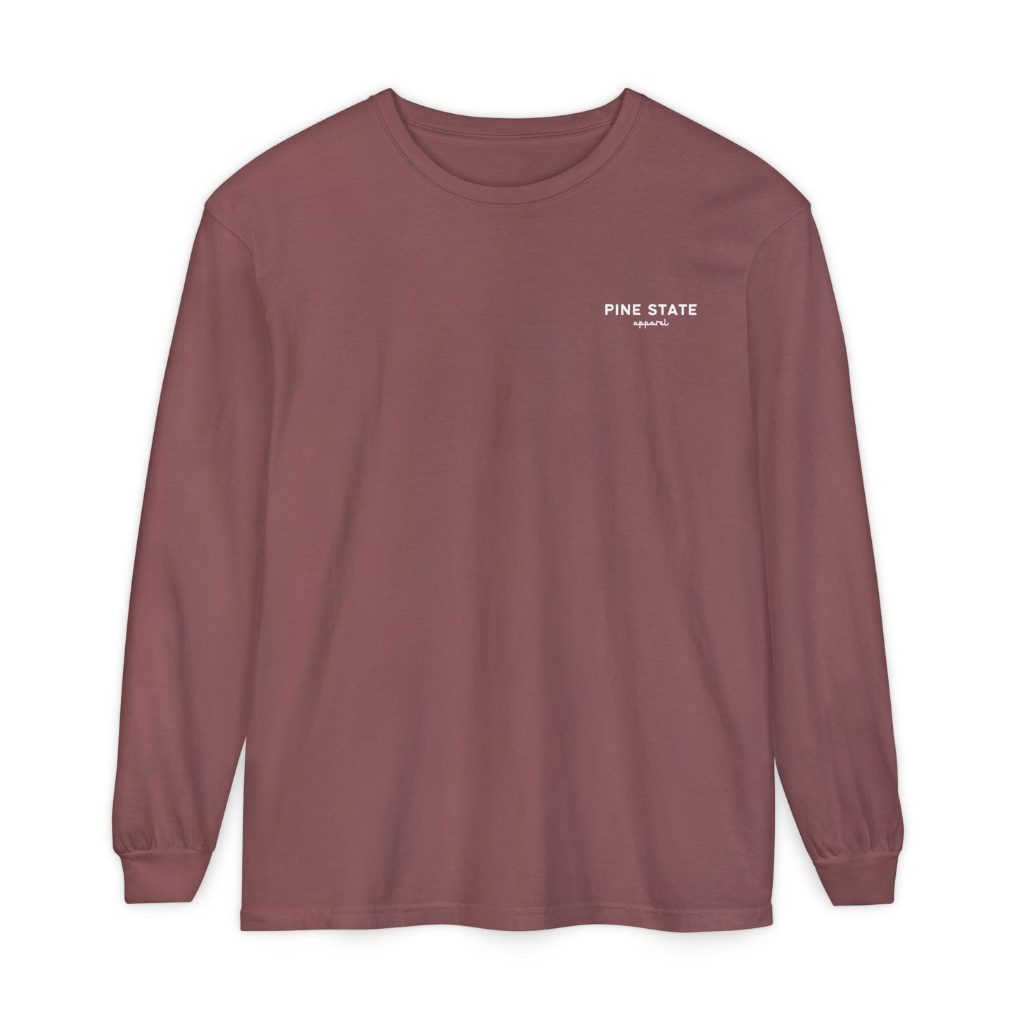 Maine State Apples 100% Cotton Long Sleeve T-Shirt