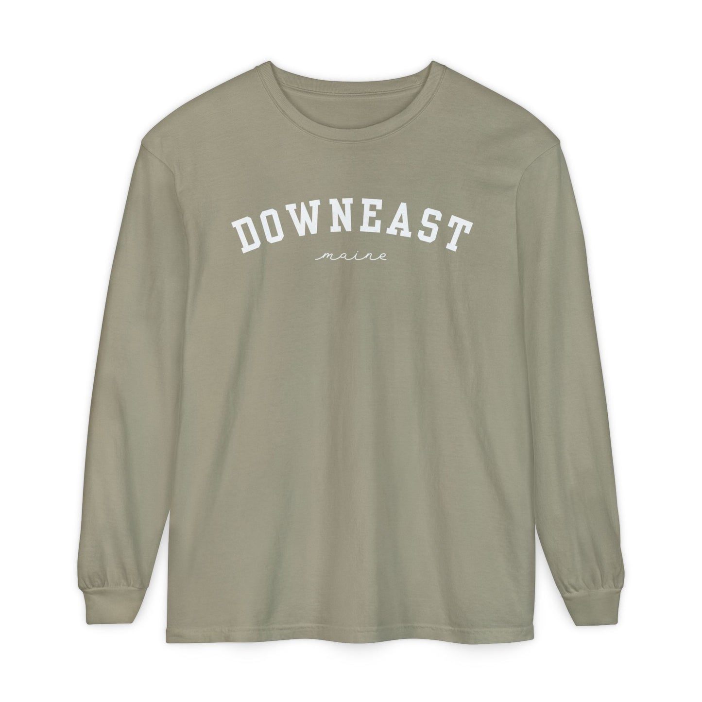 Downeast Maine 100% Cotton Long Sleeve T-Shirt