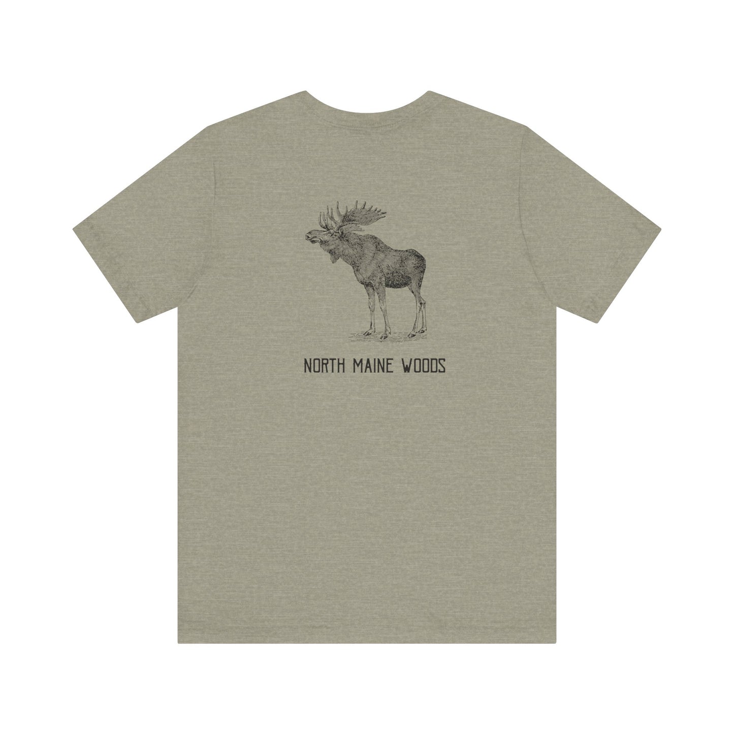 North Maine Woods Moose T-Shirt | Unisex Short Sleeve Tee