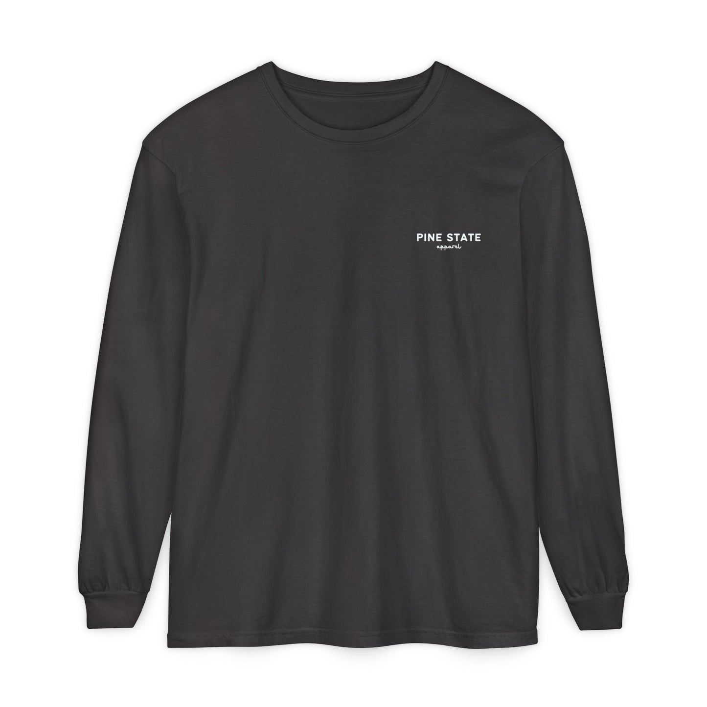 Maine Fall Landscape 100% Cotton Long Sleeve T-Shirt