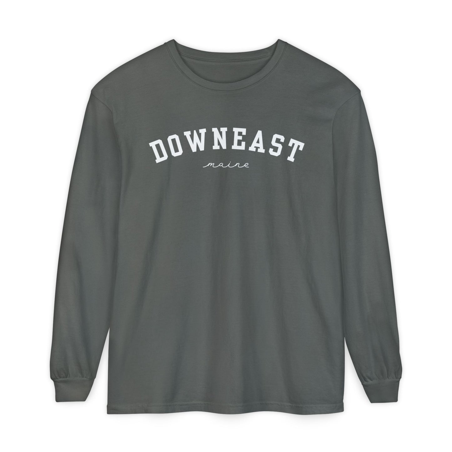 Downeast Maine 100% Cotton Long Sleeve T-Shirt