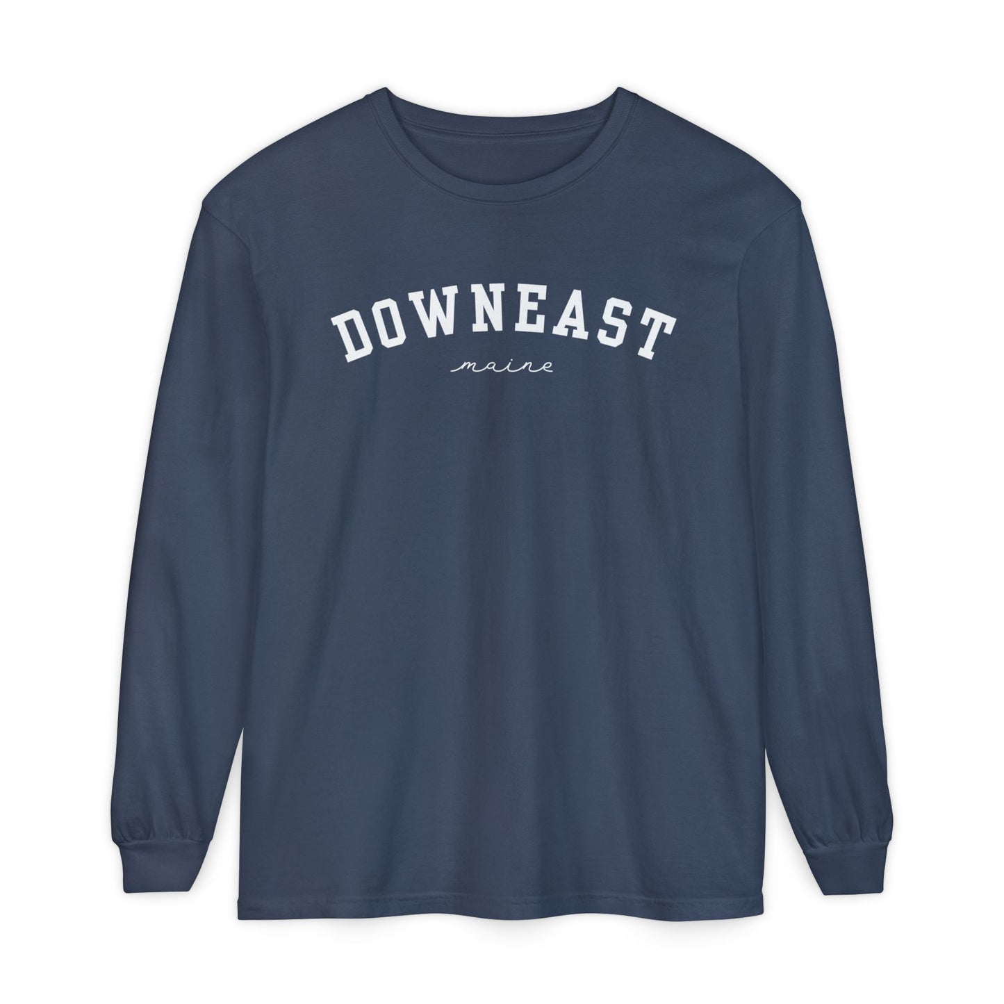 Downeast Maine 100% Cotton Long Sleeve T-Shirt