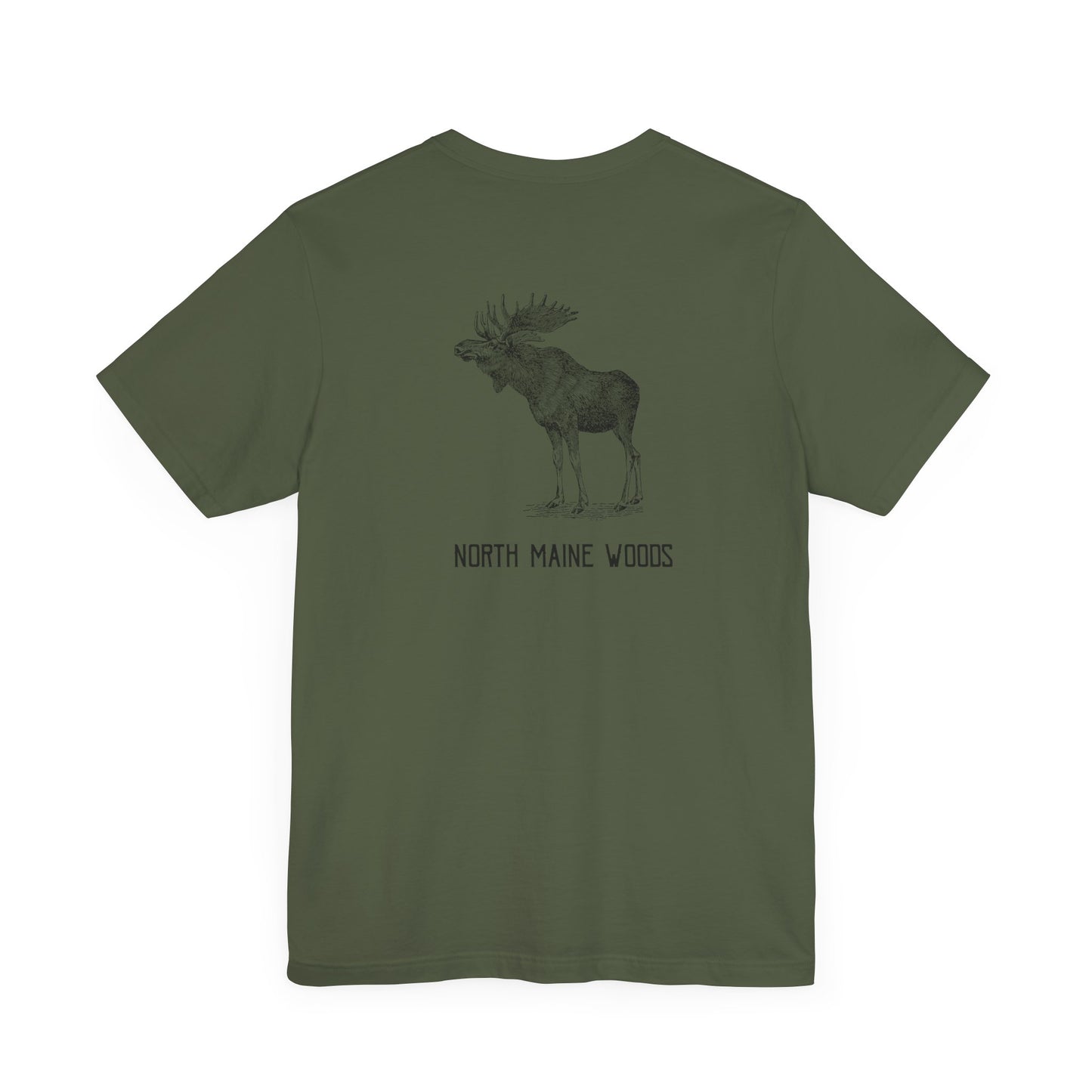 North Maine Woods Moose T-Shirt | Unisex Short Sleeve Tee