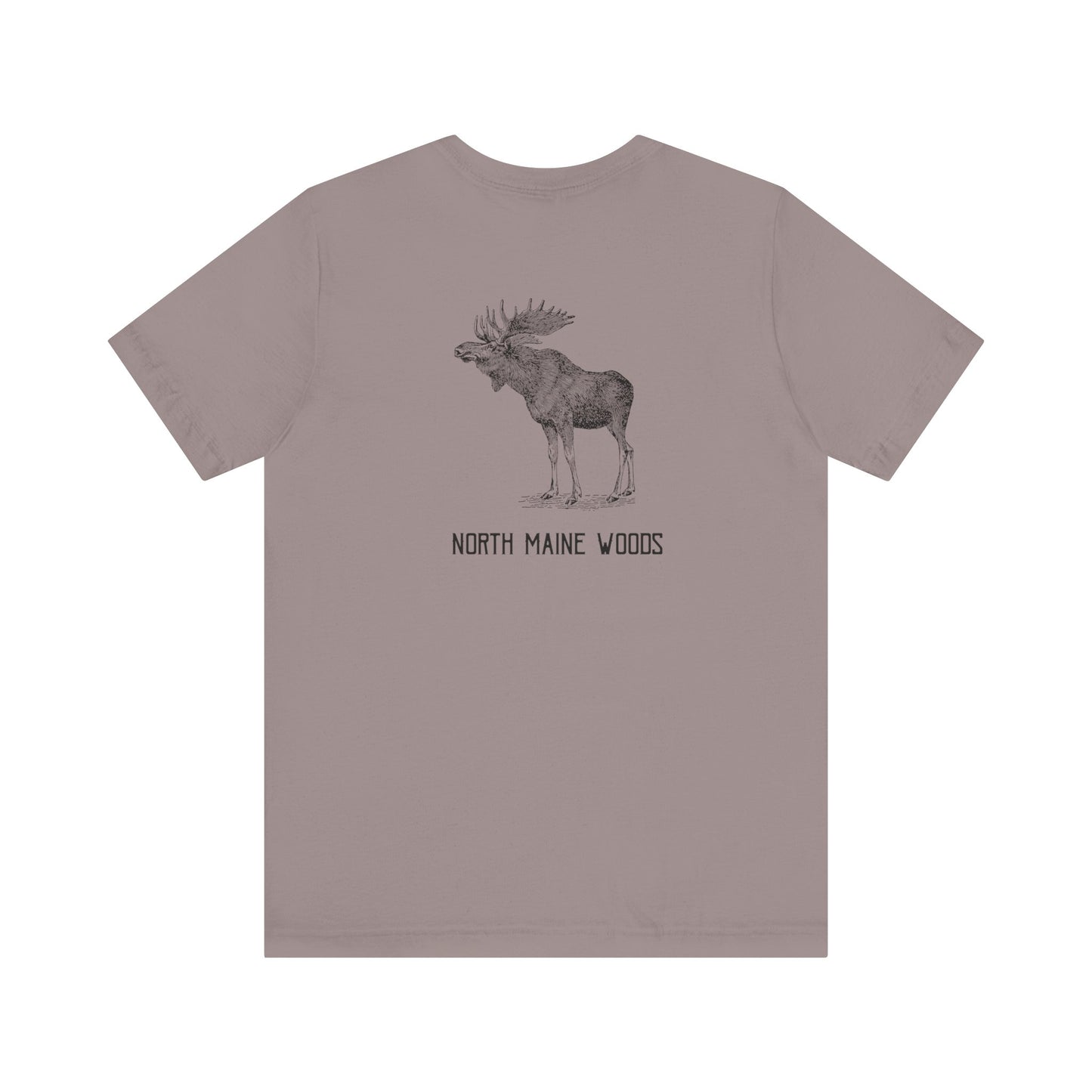 North Maine Woods Moose T-Shirt | Unisex Short Sleeve Tee