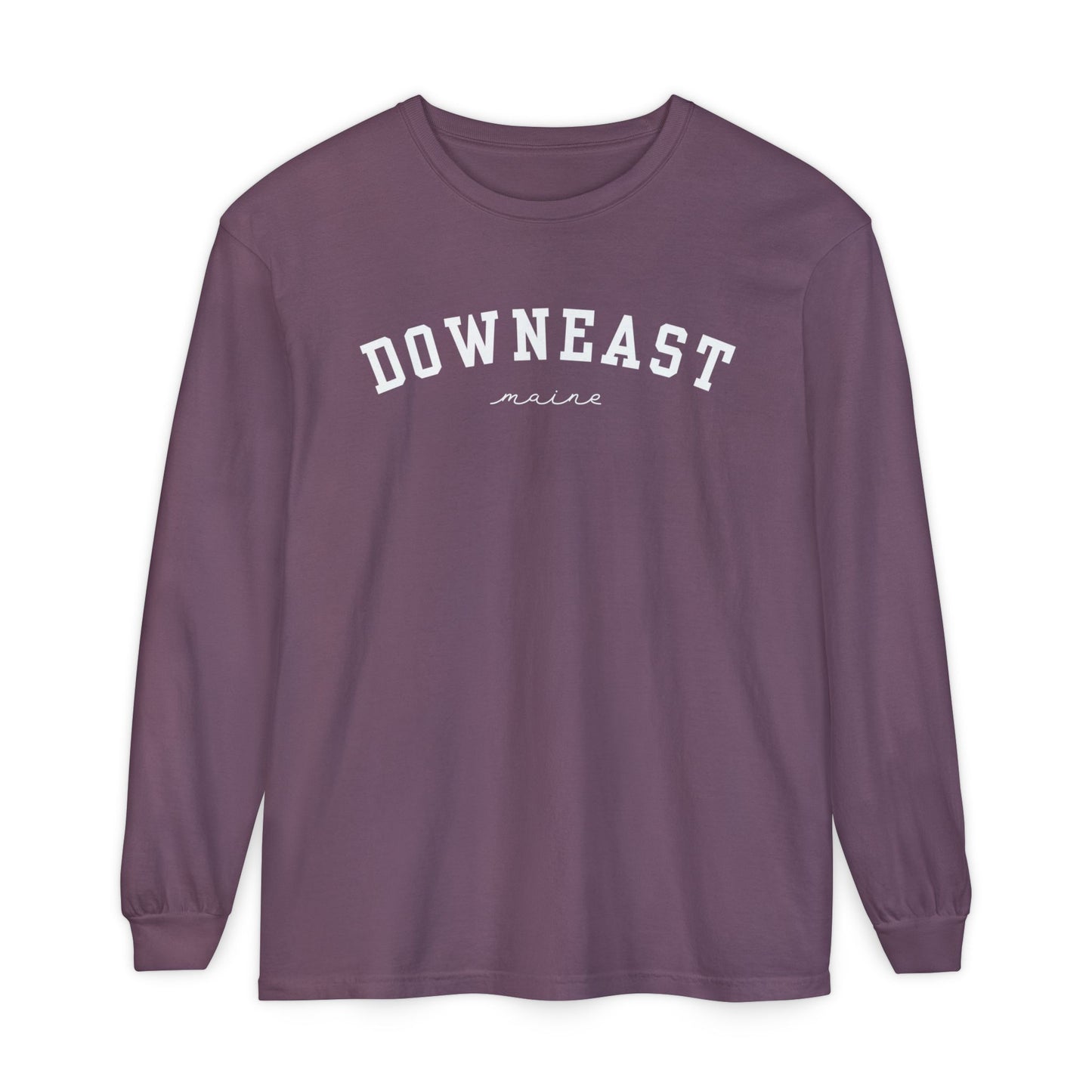 Downeast Maine 100% Cotton Long Sleeve T-Shirt