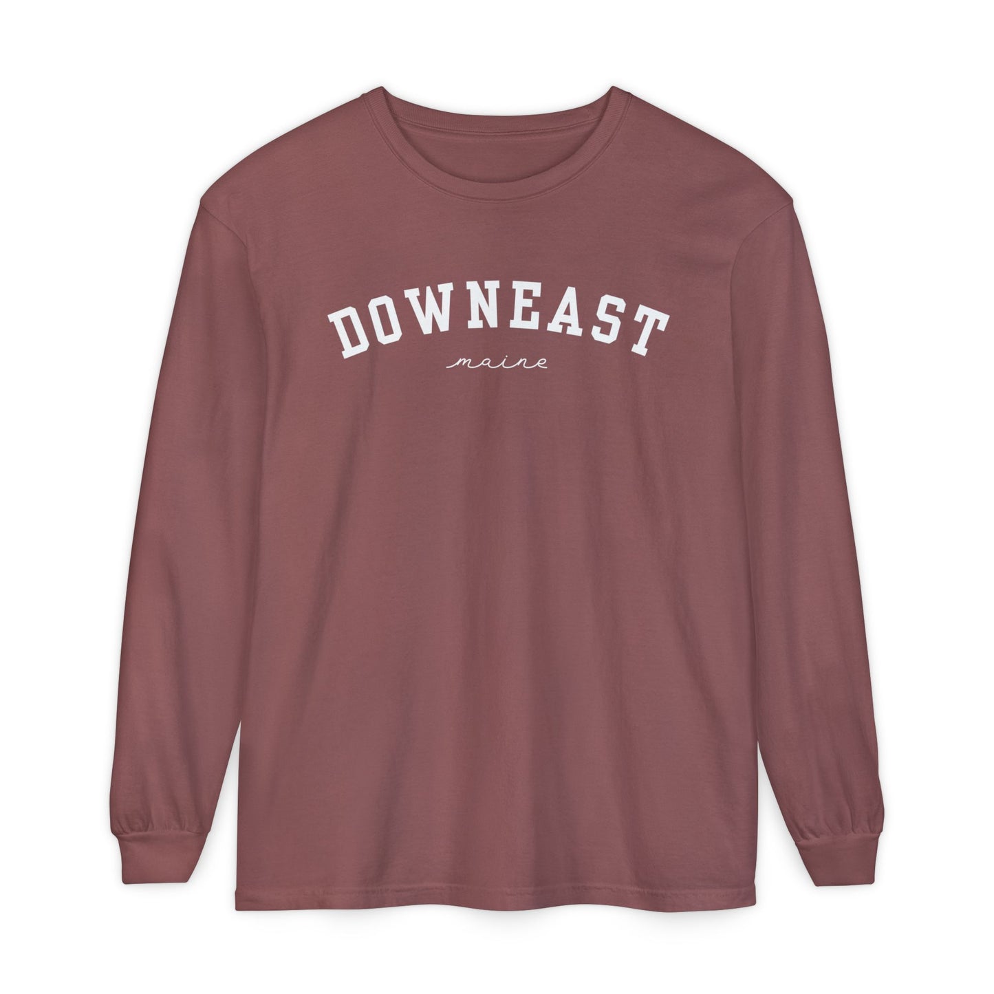 Downeast Maine 100% Cotton Long Sleeve T-Shirt