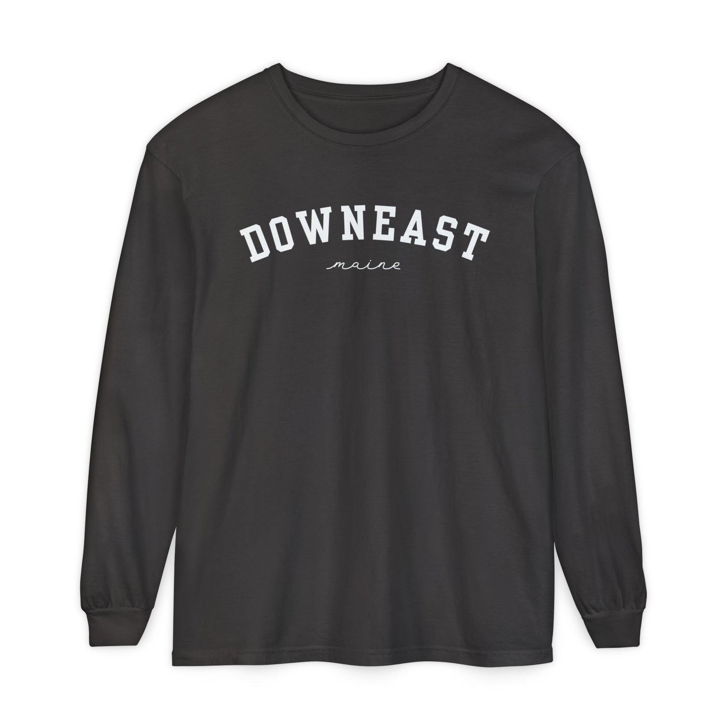 Downeast Maine 100% Cotton Long Sleeve T-Shirt