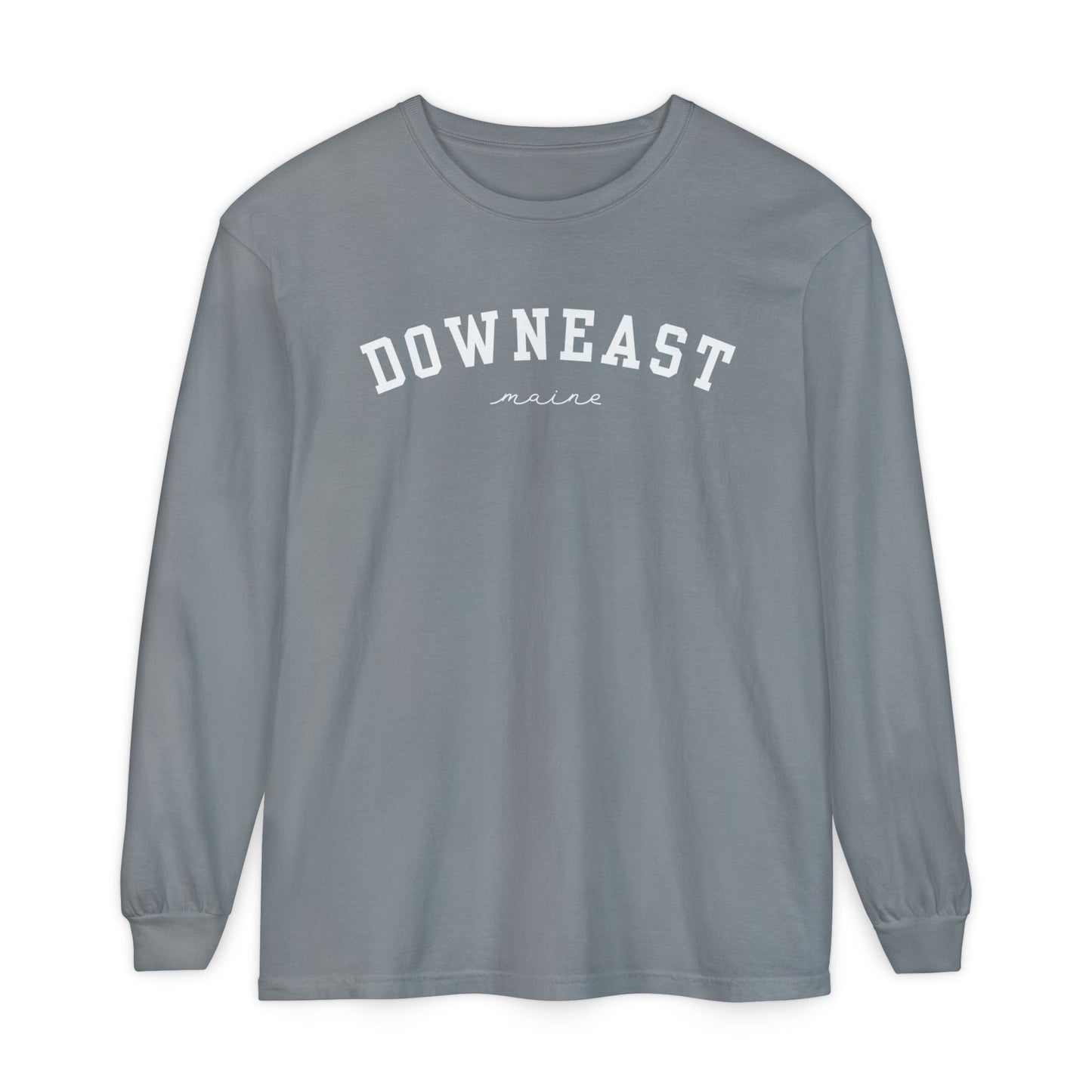 Downeast Maine 100% Cotton Long Sleeve T-Shirt