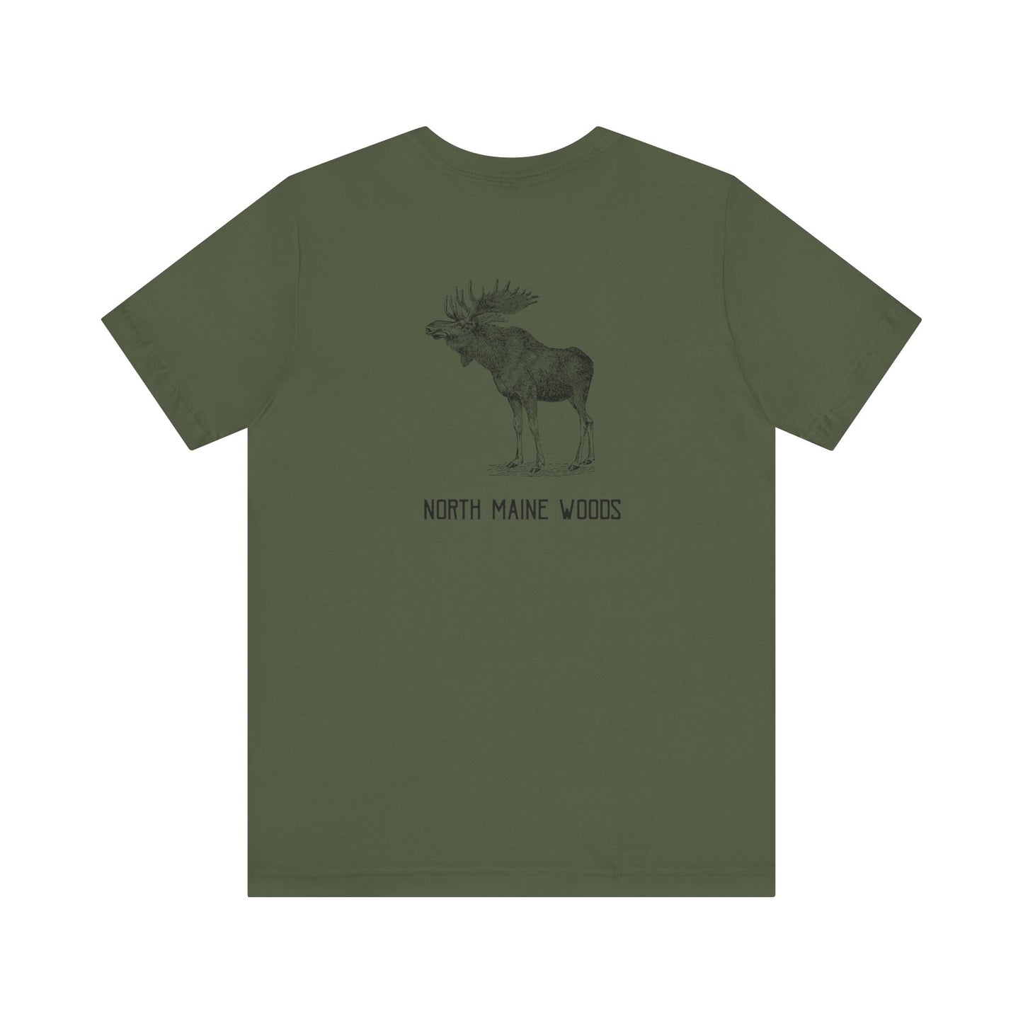 North Maine Woods Moose T-Shirt | Unisex Short Sleeve Tee