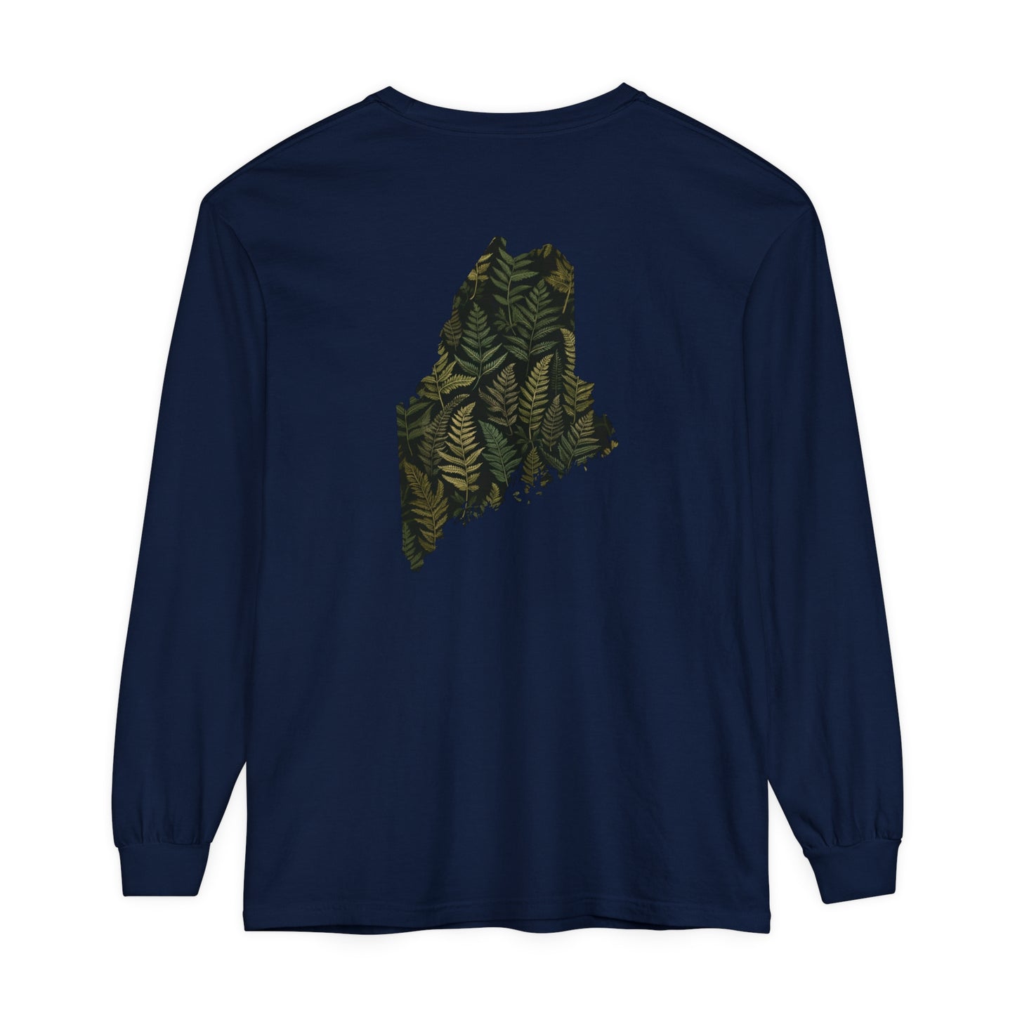 Maine Ferns Comfort Colors Unisex Garment-dyed Long Sleeve T-Shirt