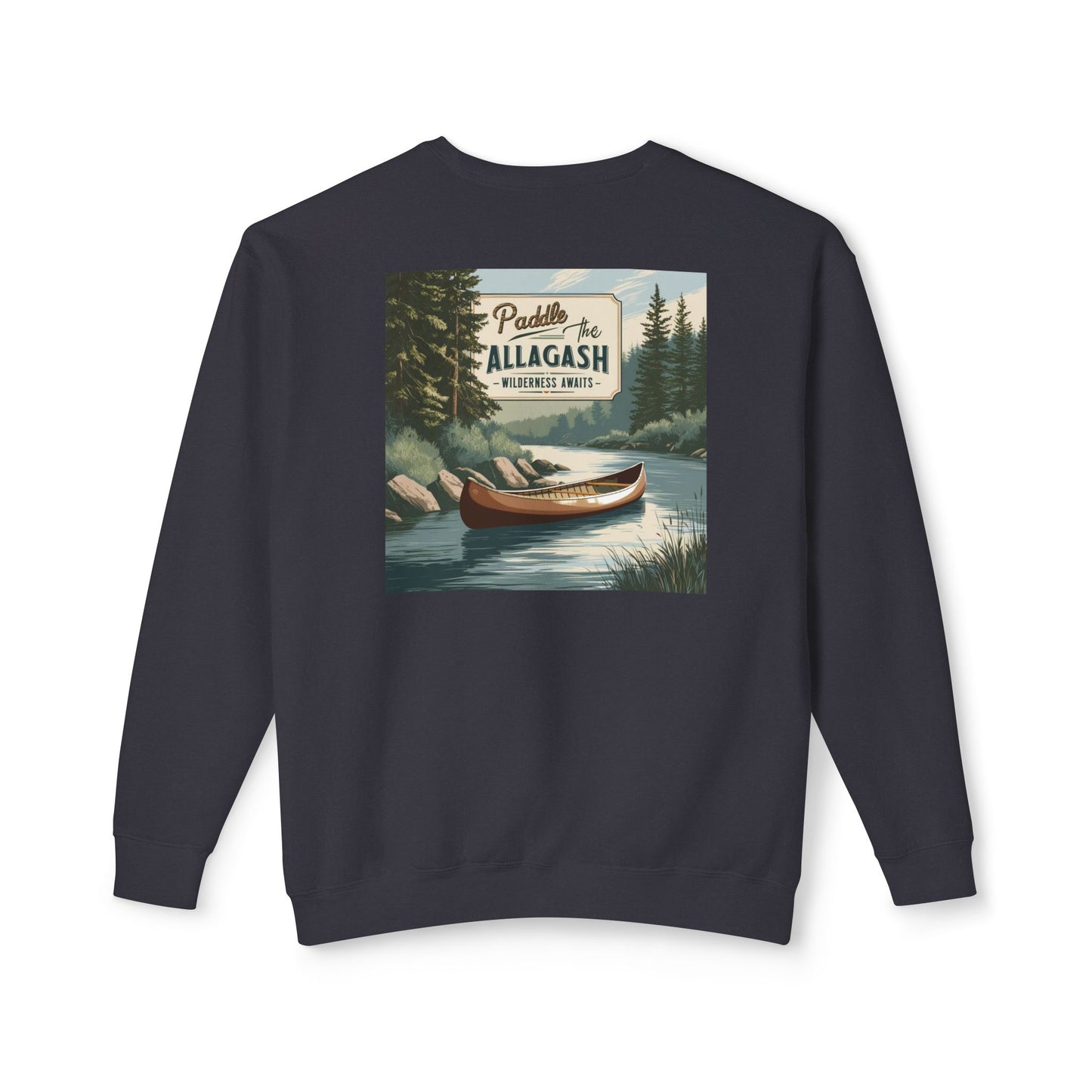 Paddle the Allagash Comfort Colors Crewneck Sweatshirt