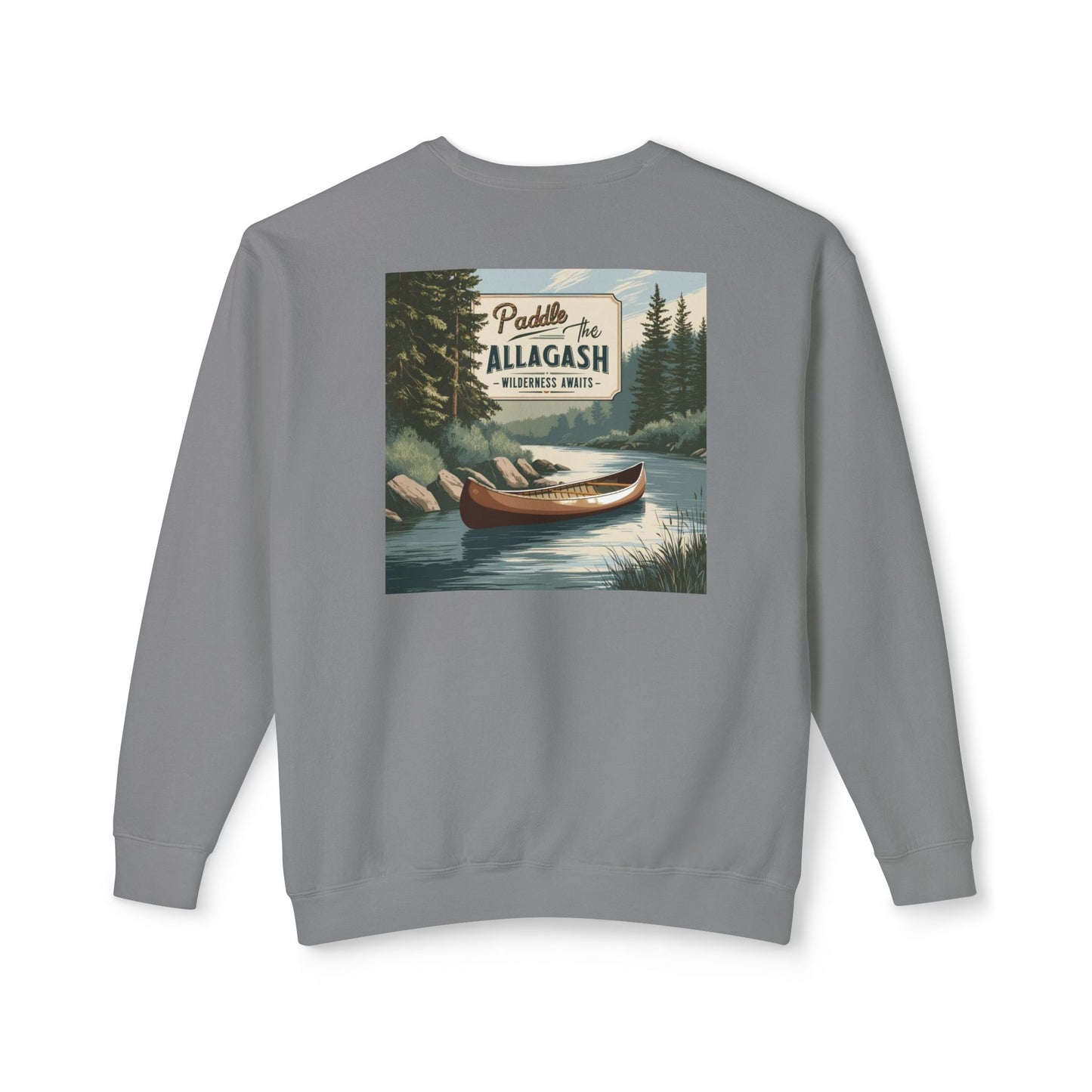 Paddle the Allagash Comfort Colors Crewneck Sweatshirt