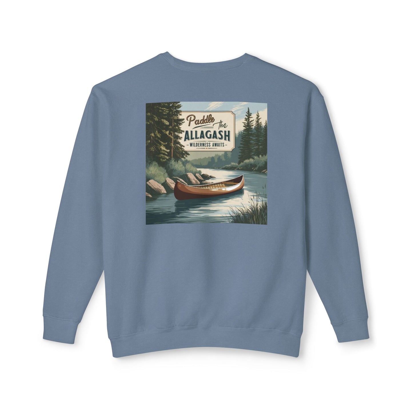 Paddle the Allagash Comfort Colors Crewneck Sweatshirt