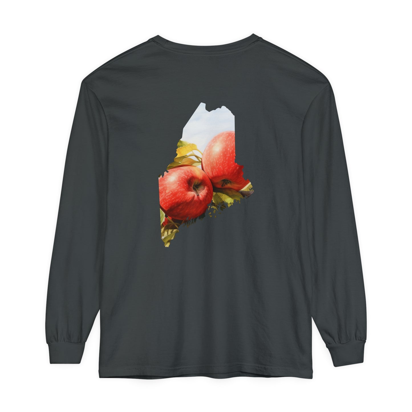 Maine Apples Comfort Colors Unisex Garment-dyed Long Sleeve T-Shirt