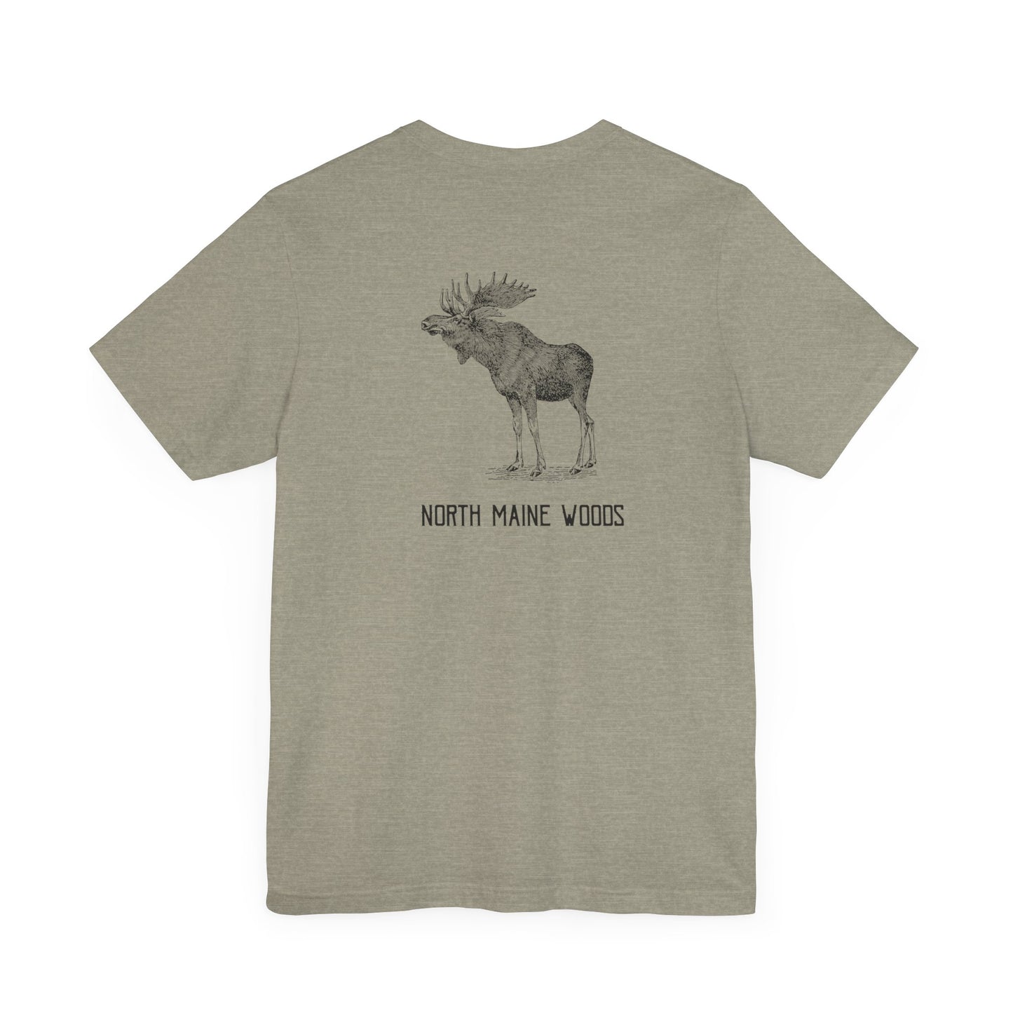 North Maine Woods Moose T-Shirt | Unisex Short Sleeve Tee