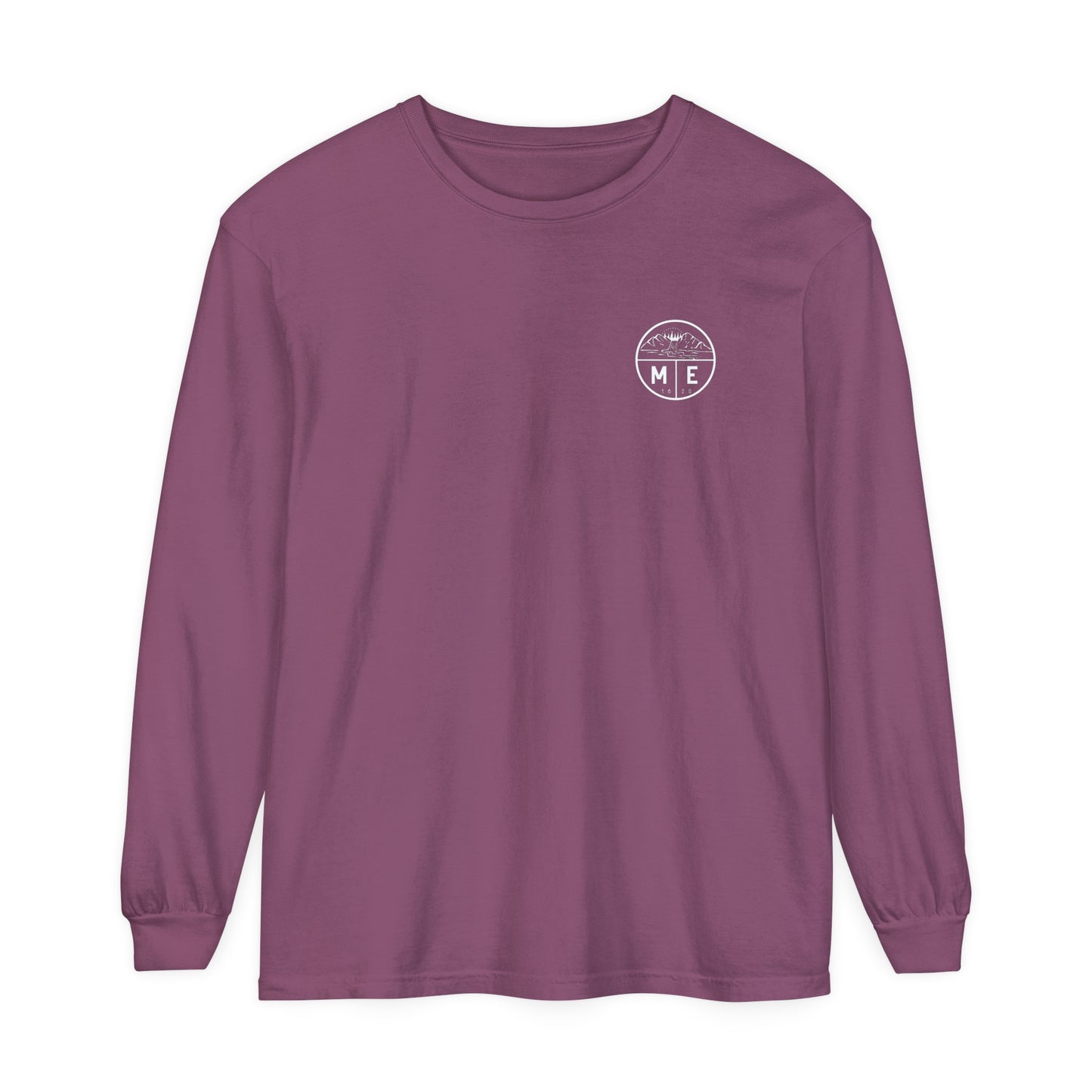 Lighthouse Maine Comfort Colors Unisex Garment-dyed Long Sleeve T-Shirt