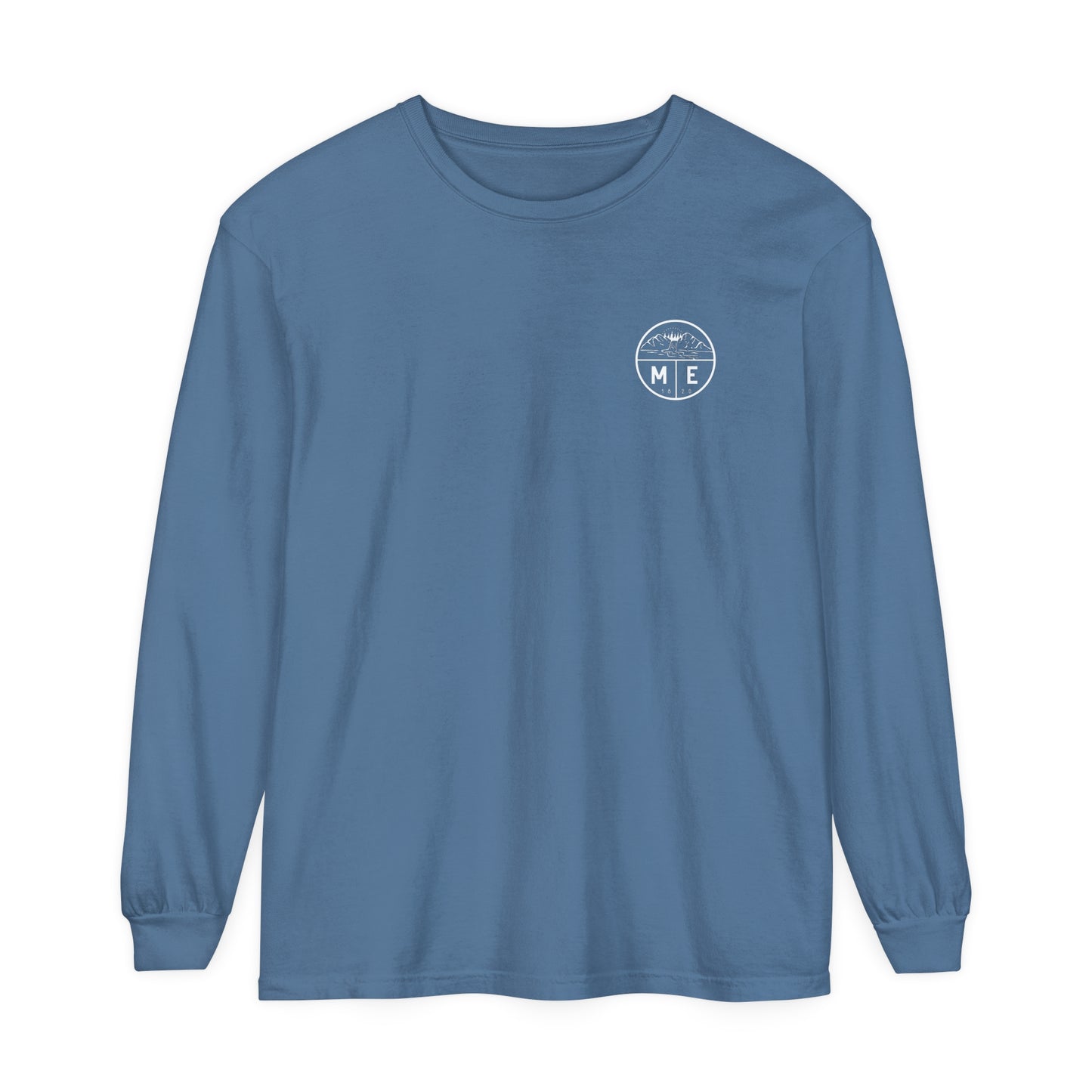 Lighthouse Maine Comfort Colors Unisex Garment-dyed Long Sleeve T-Shirt