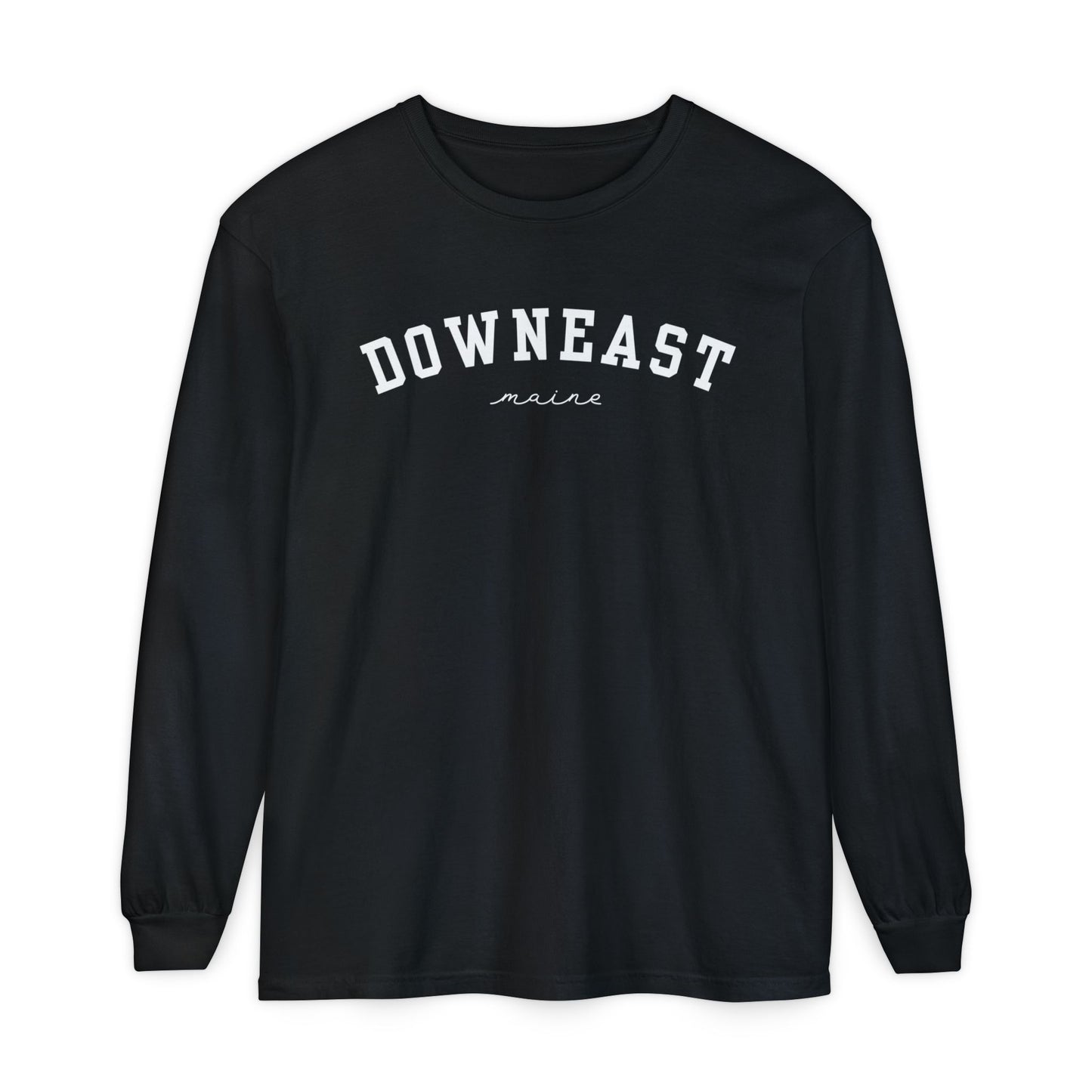 Downeast Maine 100% Cotton Long Sleeve T-Shirt