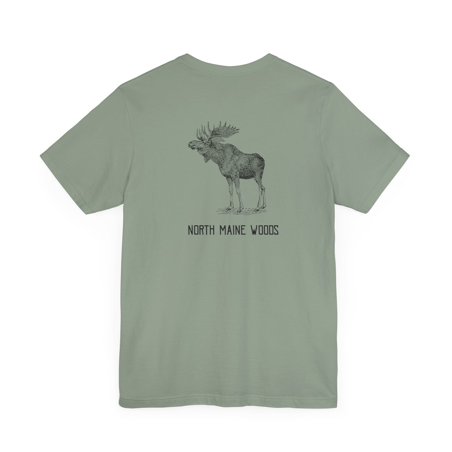 North Maine Woods Moose T-Shirt | Unisex Short Sleeve Tee