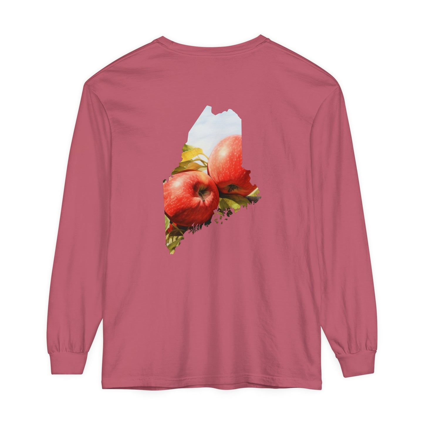 Maine Apples Comfort Colors Unisex Garment-dyed Long Sleeve T-Shirt