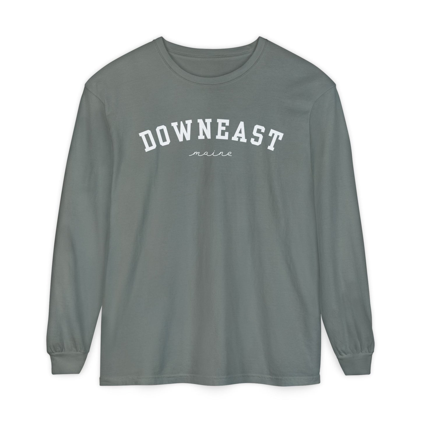 Downeast Maine 100% Cotton Long Sleeve T-Shirt