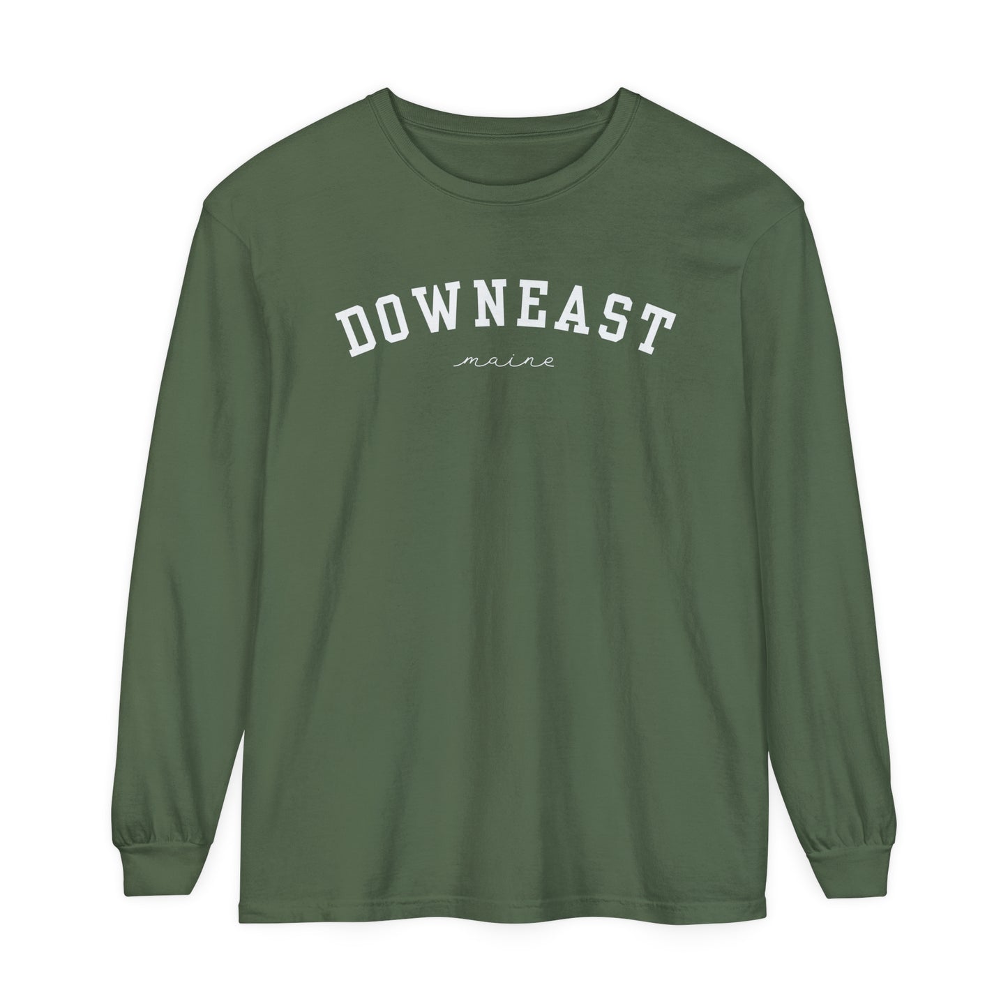 Downeast Maine Comfort Colors Unisex Garment-dyed Long Sleeve T-Shirt