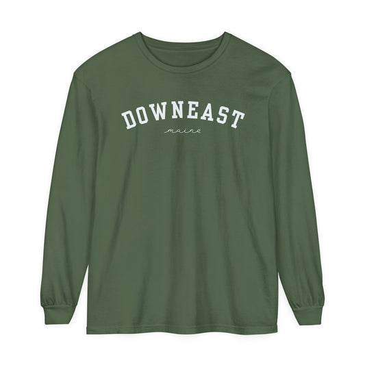 Downeast Maine Comfort Colors Unisex Garment-dyed Long Sleeve T-Shirt