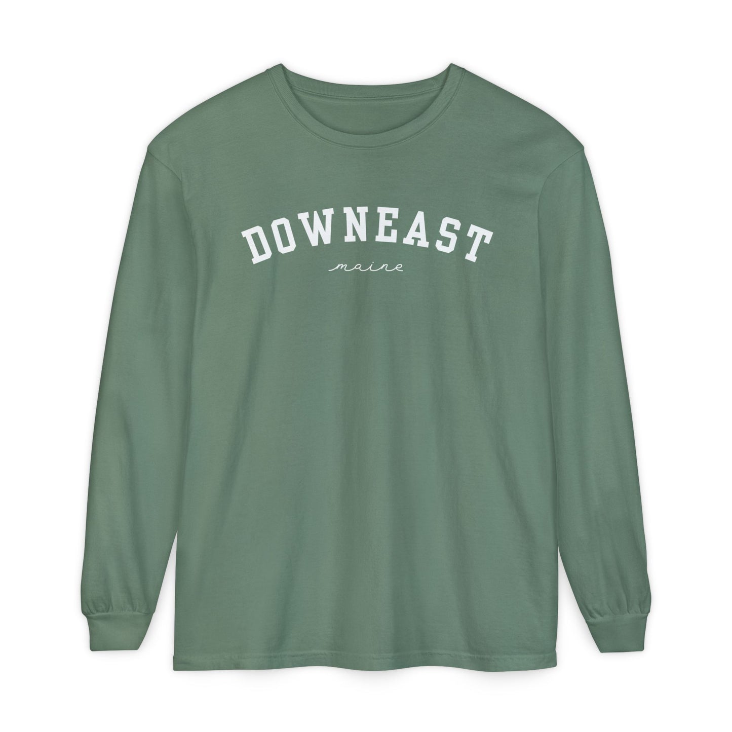 Downeast Maine 100% Cotton Long Sleeve T-Shirt