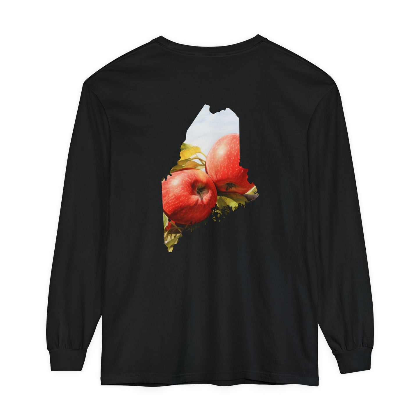 Maine Apples Comfort Colors Unisex Garment-dyed Long Sleeve T-Shirt