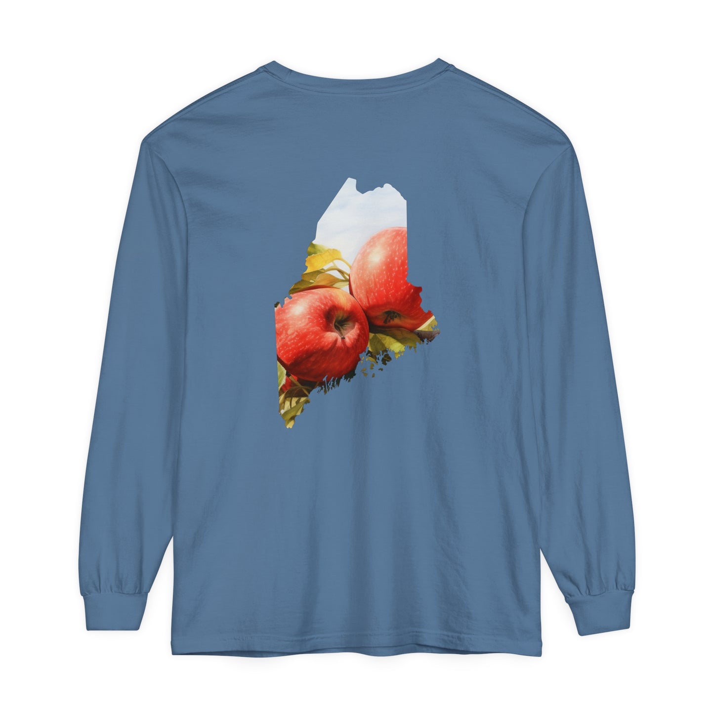 Maine Apples Comfort Colors Unisex Garment-dyed Long Sleeve T-Shirt