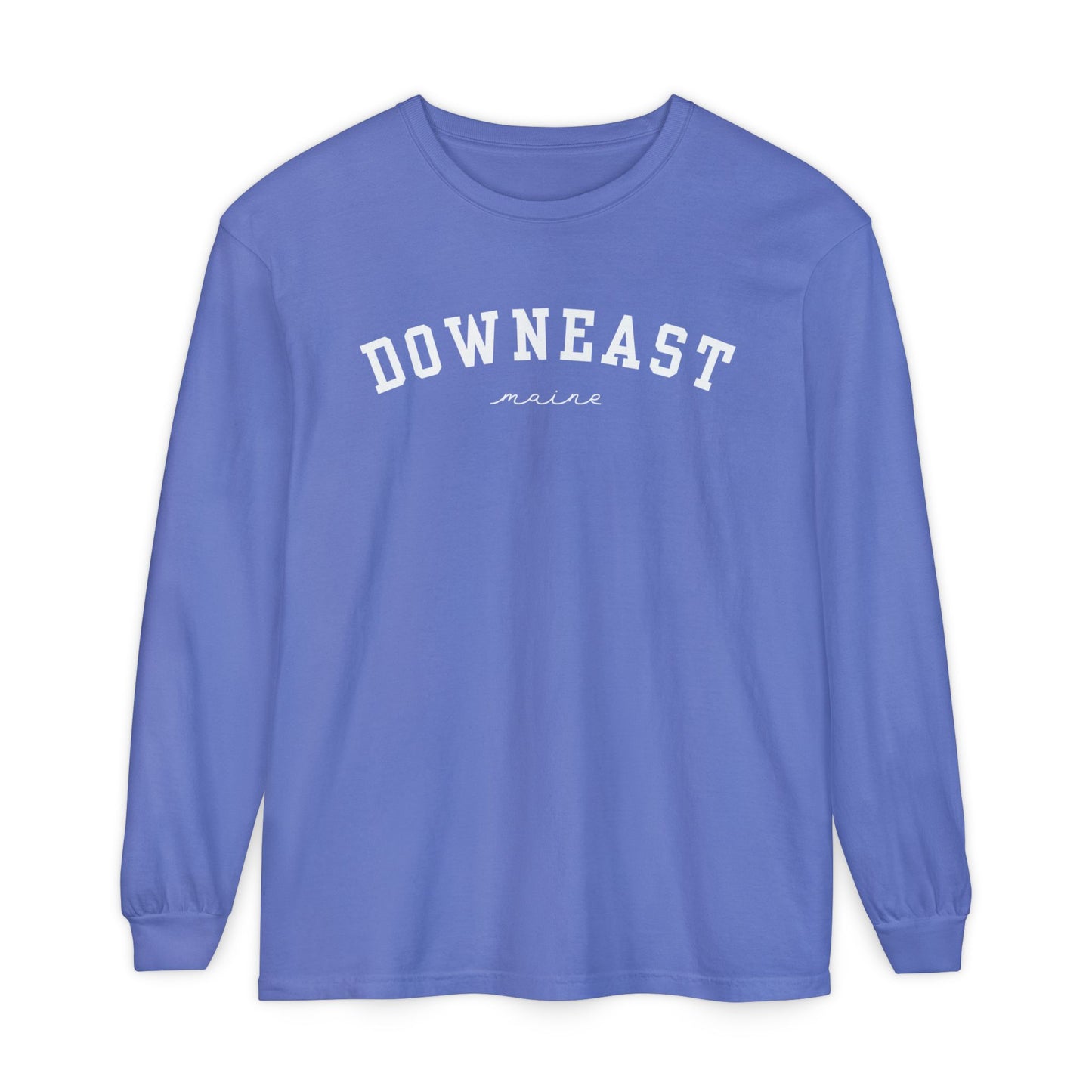 Downeast Maine 100% Cotton Long Sleeve T-Shirt