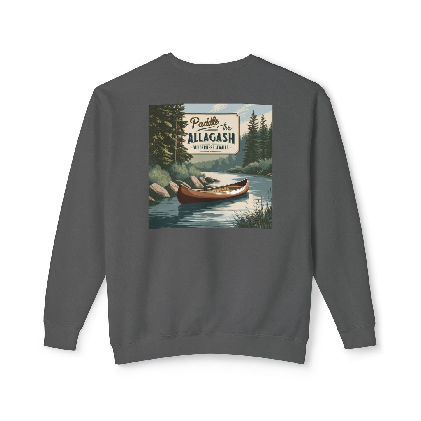 Paddle the Allagash Comfort Colors Crewneck Sweatshirt