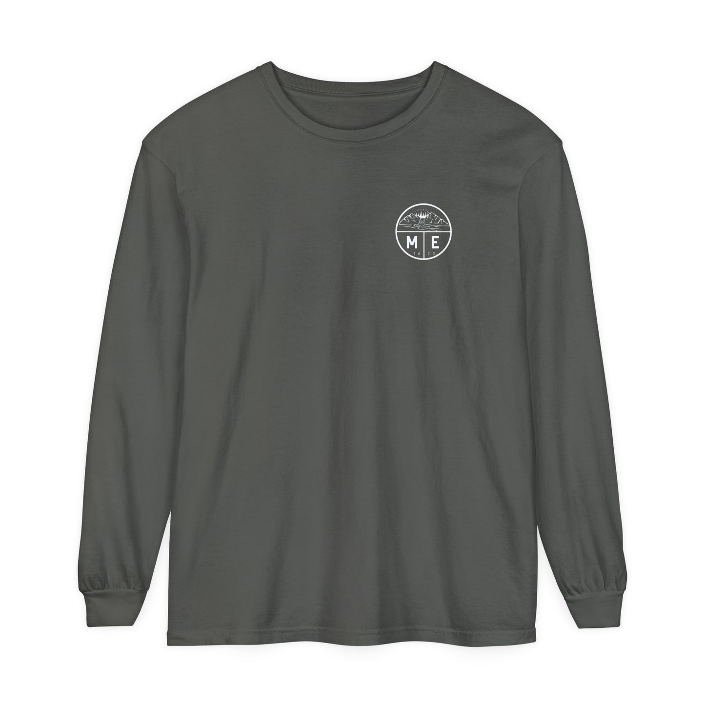 Paddle the Allagash Comfort Colors Long Sleeve T-Shirt - Outdoor Adventure Tee