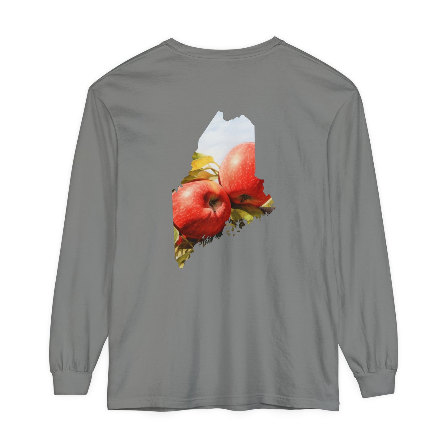 Maine Apples Comfort Colors Unisex Garment-dyed Long Sleeve T-Shirt