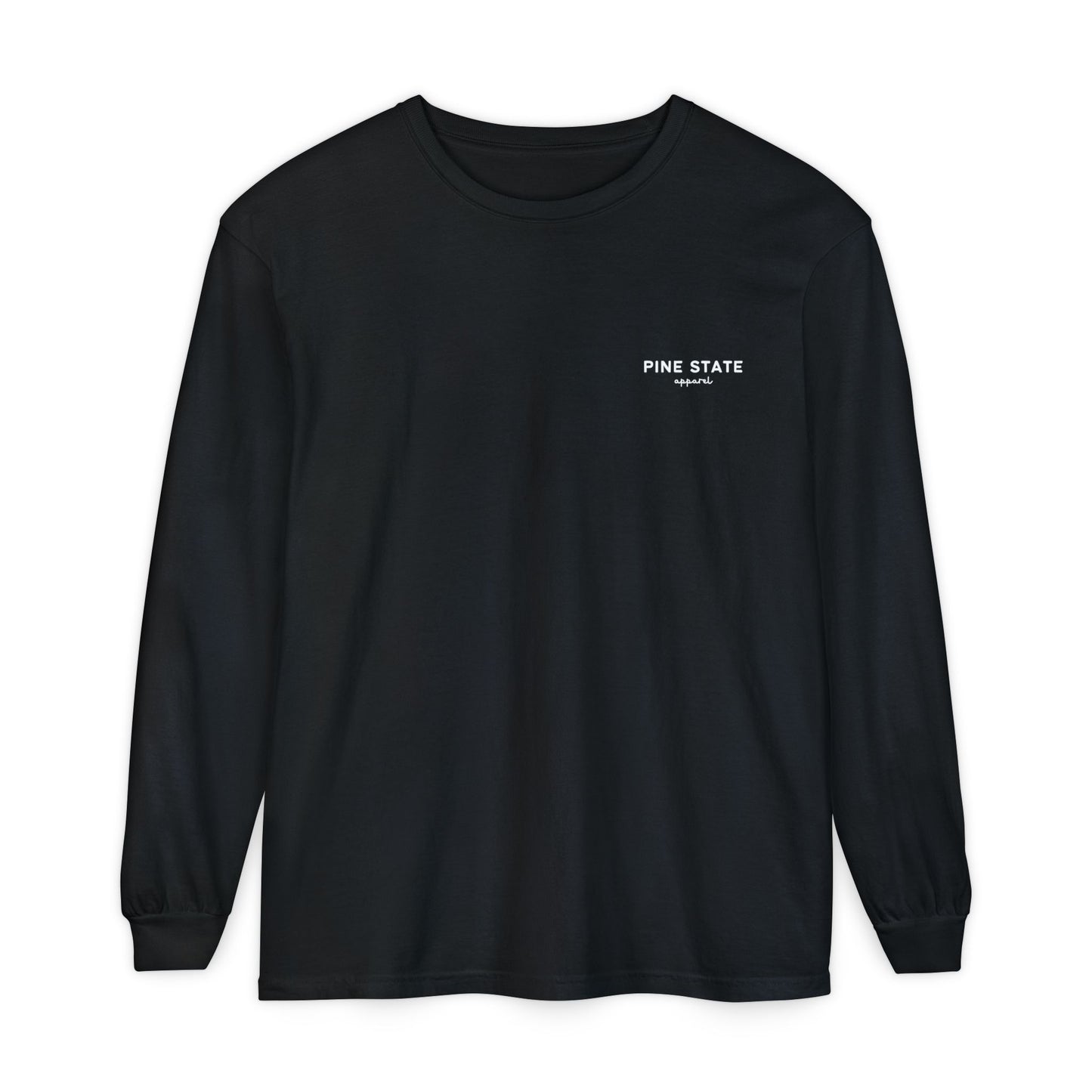 Maine Fall Landscape 100% Cotton Long Sleeve T-Shirt
