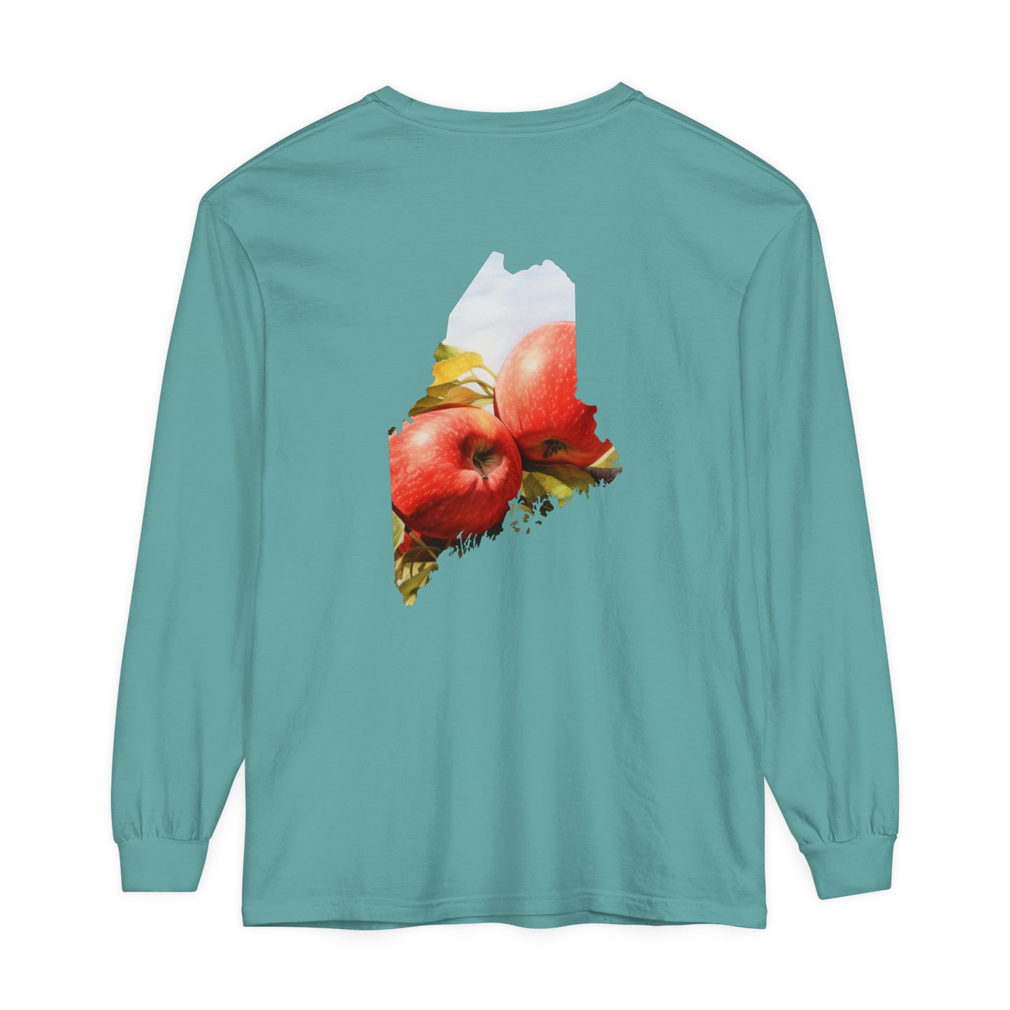 Maine Apples Comfort Colors Unisex Garment-dyed Long Sleeve T-Shirt