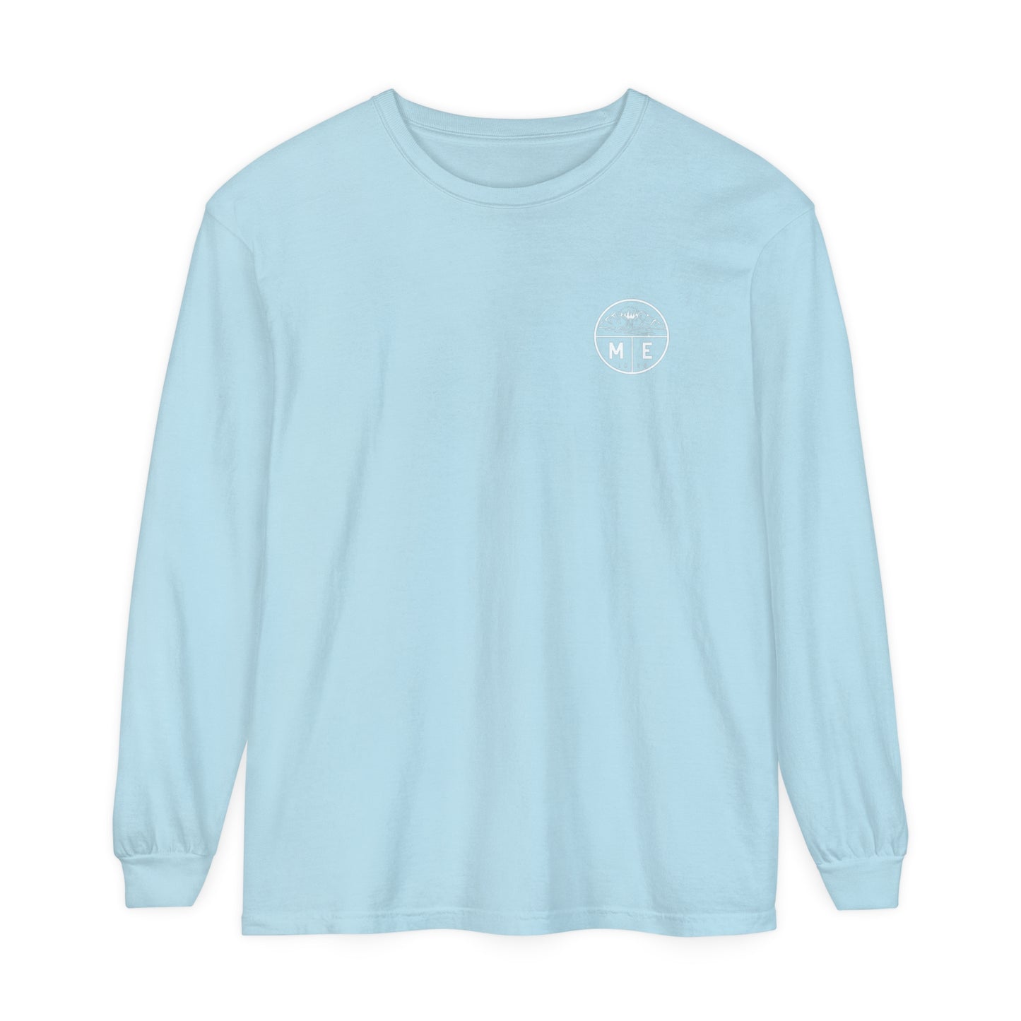 Evergreen Maine Comfort Colors Unisex Garment-dyed Long Sleeve T-Shirt