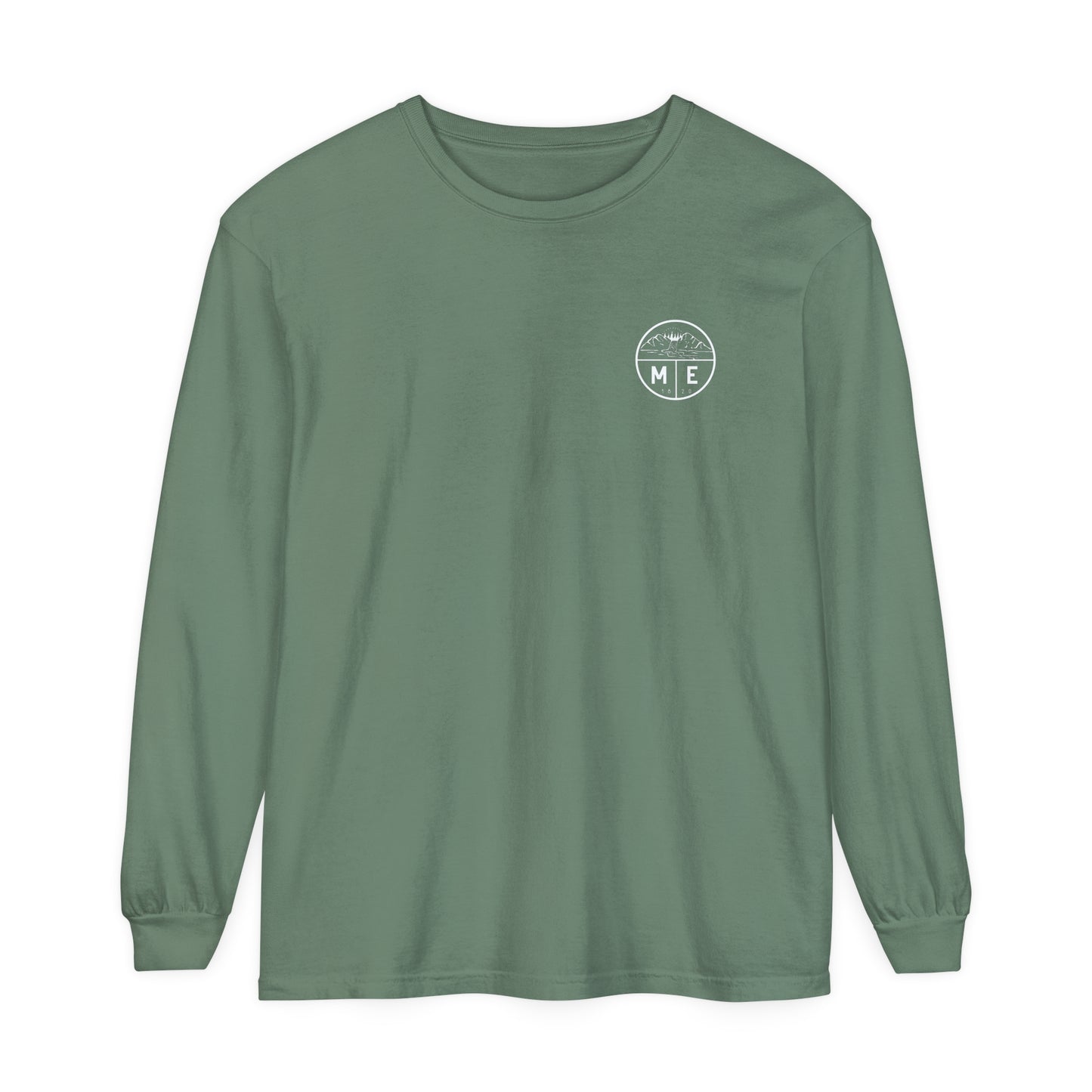 Maine Moose Comfort Colors Long Sleeve T-Shirt