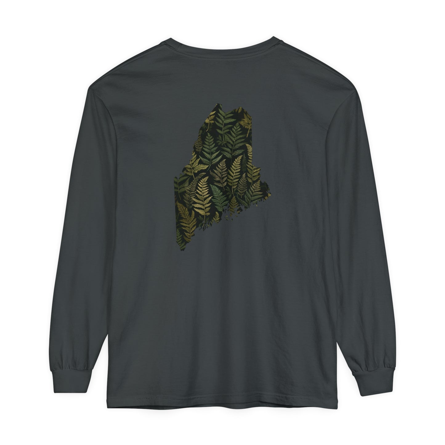 Maine Ferns Comfort Colors Unisex Garment-dyed Long Sleeve T-Shirt